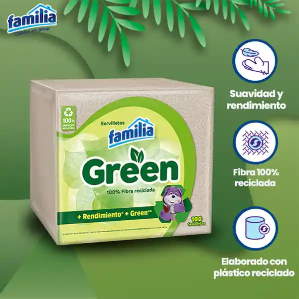 Familia Servilleta Green