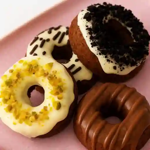 Donas keto de chocolate blanco x 3 und