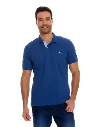 Camiseta Polo Para Hombre L - Azul