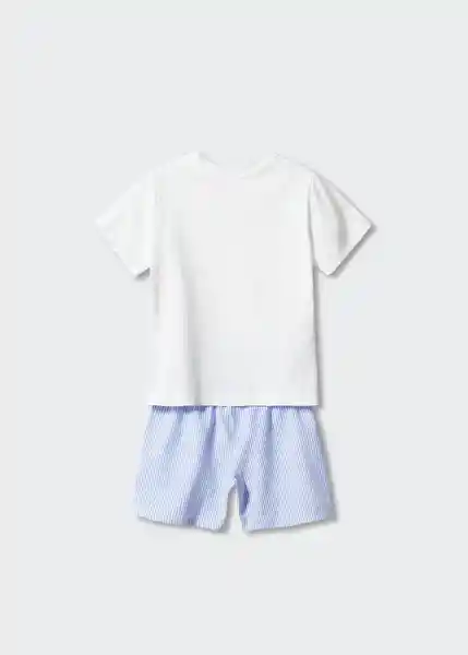 Pijama Coolest Offwhite Talla 70 Niños Mango