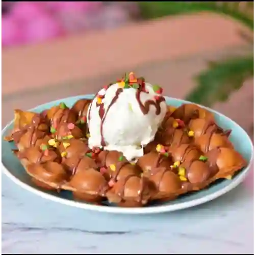 Bubble Waffle Frutal