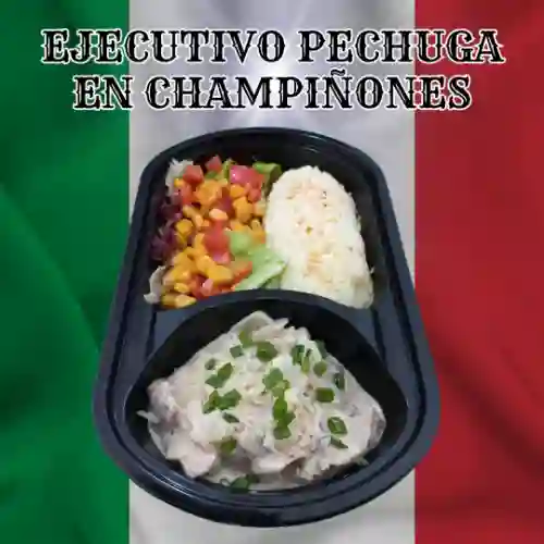 Ejecutivo Pechuga en Champiñones