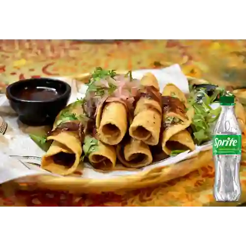 Combo Flautas de Pollo + Sprite Original 400ml