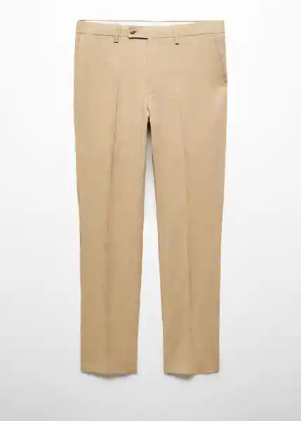 Pantalón Amalfi Camel Talla 42 Hombre Mango