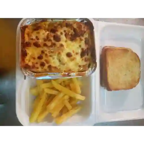 Lasagna Polo con Champiñones en Combo
