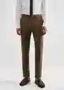 Pantalón Paulo Marrón Talla 46 Hombre Mango