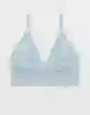 Top Bralette Aerie Azul Talla Large American Eagle