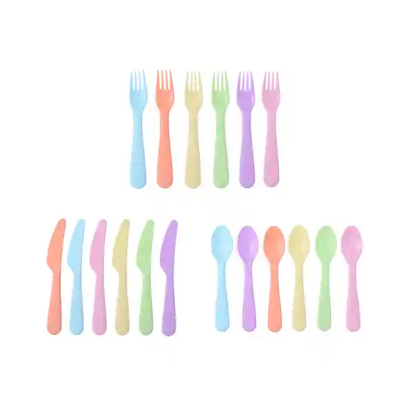 Set de Cubiertos Serie Colorful Miniso