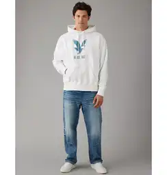 Buzo Hombre Blanco Talla Medium American Eagle 01932216