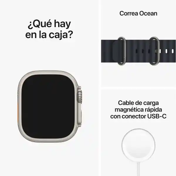 Apple Watch Ultra Gps + Cellular Correa Oceánica Medianoche 49 mm