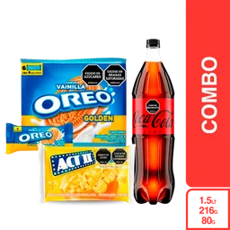 Combo Oreo Golden + Act II Palomitas + Coca-Cola Zero