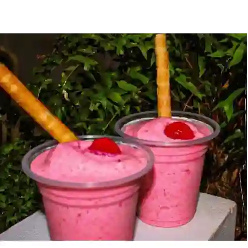 Malteada frutos rojos