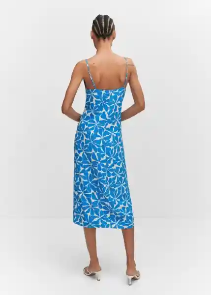 Vestido Salinas Azul Talla XS Mujer Mango