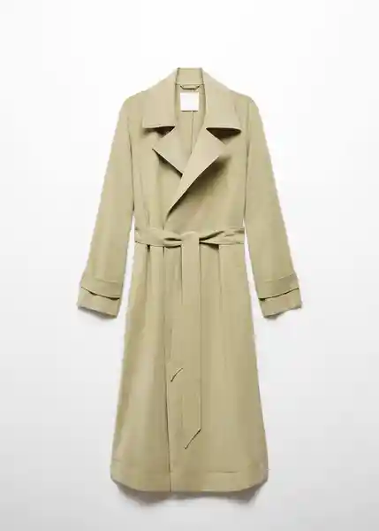 Gabardina Trench Taxi Khaki Talla XS Mujer Mango