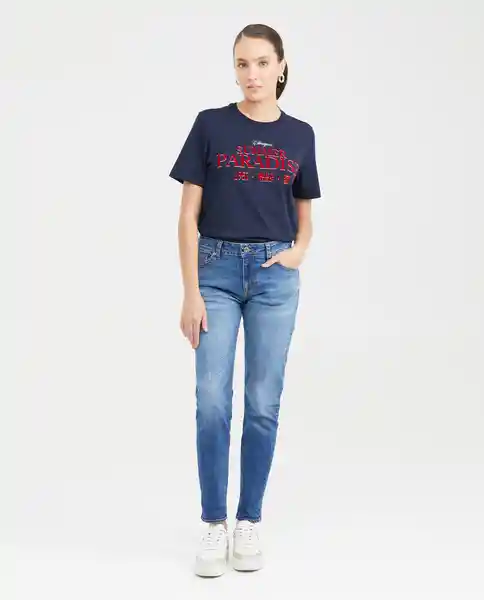 Camiseta Paradise Graphic Tee Azul Dark Ultra Oscuro M Chevignon