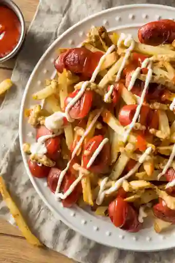 Salchipapas Rancho-Suiza