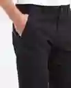 Pantalón Smart Negro Sombrio Ultraoscuro Talla 34 Chevignon