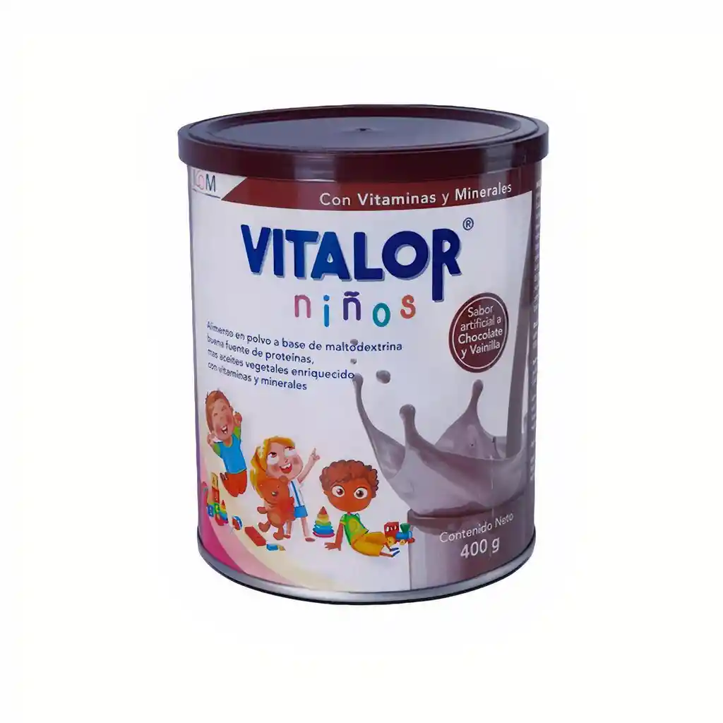 Vitalor Niños Vitamina en Polvo Sabor Chocolate