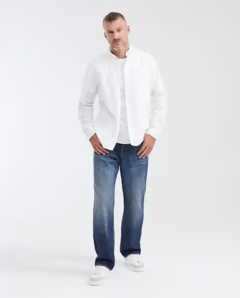 Camisa Dry Soft Manga Larga Blanco 0 Claro Talla M Chevignon
