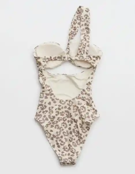 Vestido de Baño Una Pieza Beige Talla: Medium American Eagle