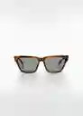 Gafas de Sol Fatima Chocolate Talla 99 Mujer Mango