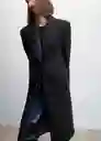 Abrigo Show Gris Oscuro Vigoré Talla 24 Mujer Mango