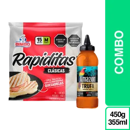 Combo Rapidita Bimbo Clásicas 15p  + Amazon Trufa