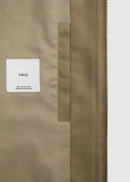 Chaqueta Bero Khaki Talla M Hombre Mango