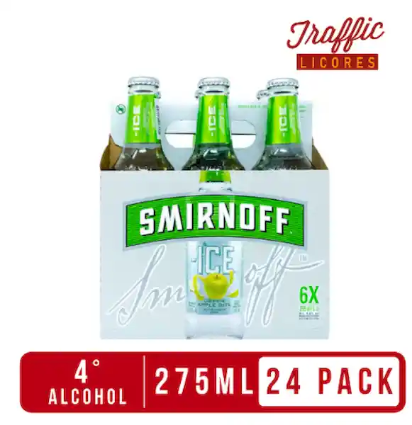 Smirnoff Cerveza Ice Green Manzana Verde