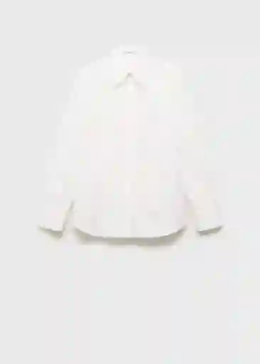 Camisa Pearl Blanco Talla M Mujer Mango