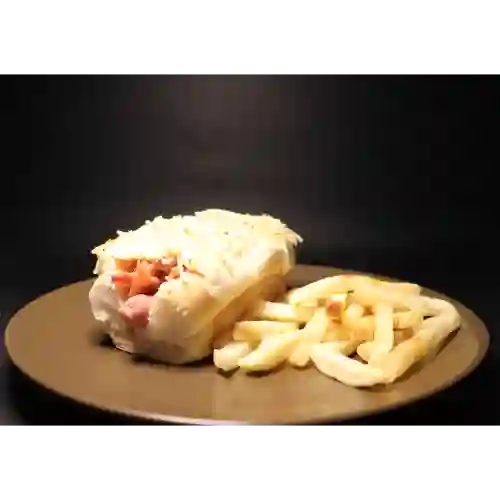 Combo Perro Sencillo + Papas Fritas