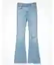 Jean Flare Mujer Azul Claro Talla 12 REGULAR American Eagle