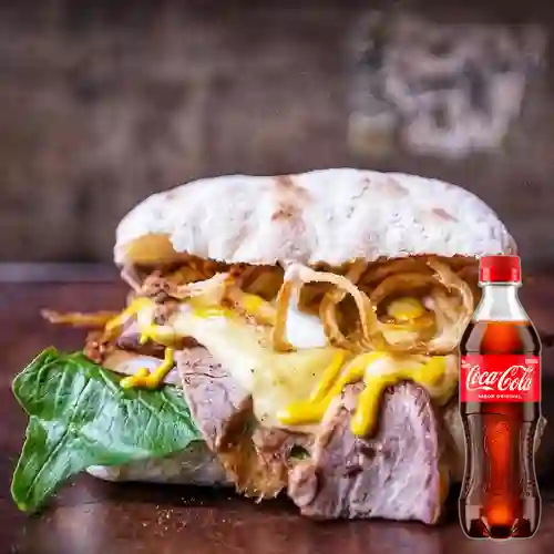 Sándwich Roast Beef Queso Roquefort +CocaCola Org 400ml