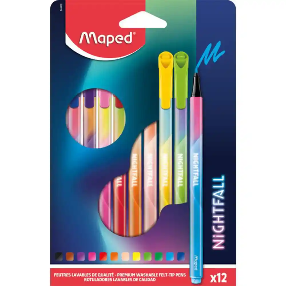 Maped Plumón Nightfall Varios Colores 240130933