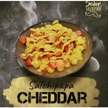 Salchipapa Cheddar Personal