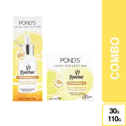 Combo Hidratante Ponds Antimanchas Vitamina C + Serum Vitamina C