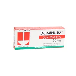 Dominium 50Mg Caja X 20 Comprimidos