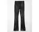 Pantalón Regular Bota Ancha Mujer Negra Talla 10 American Eagle