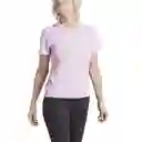 Adidas Camiseta Own The Run Tee Para Mujer Morado Talla XS