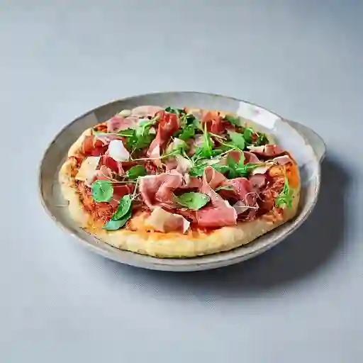 Pizza Personal de Jamón y Queso