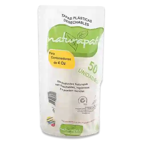 Naturapak Tapa Domo Para Contenedor 4 oz