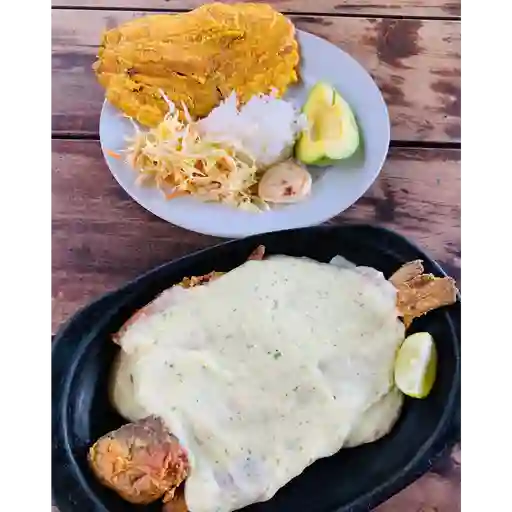Trucha gratinada