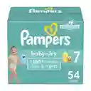 Pañales Baby Dry S7 54 Unidades