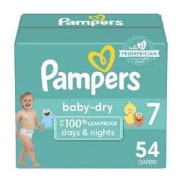 Pañales Baby Dry S7 54 Unidades