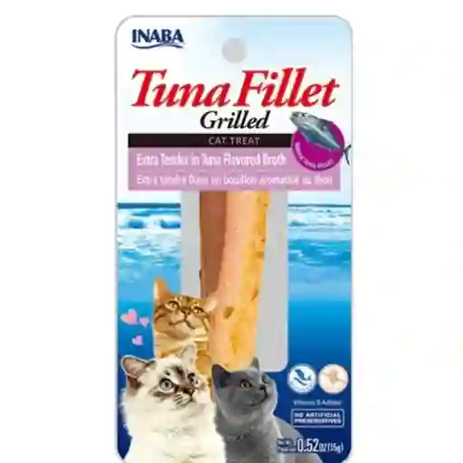 6 x Inaba Alimento Para Gato Filete de Atun Extra Tender in Flavored