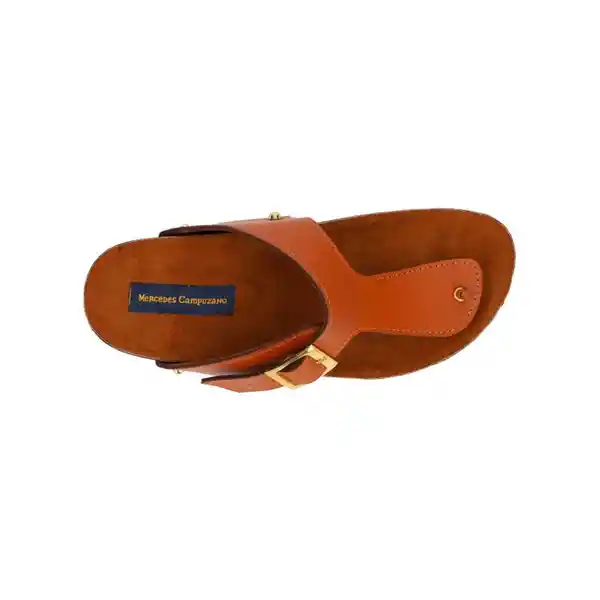 Sandalias Trespuntada Ora_a Miel Talla 39