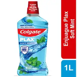 Colgate Enjuague Bucal Plax Soft Mint