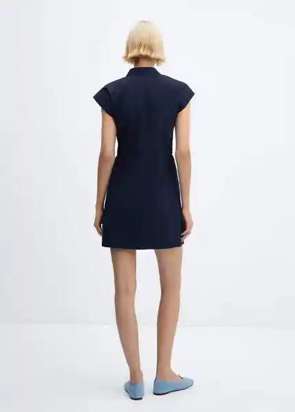 Vestido Popis-H Navy Talla XL Mujer Mango