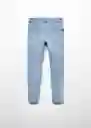 Jean Skinny Tejano Claro Talla 10 Niños Mango