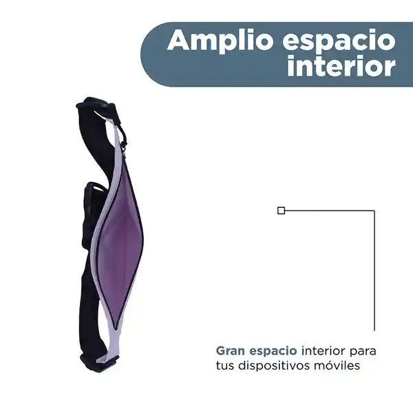 Cangurera Deportiva Púrpura Serie Miniso